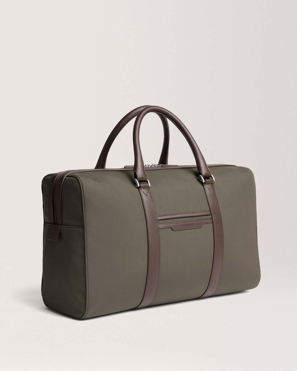 Carl Friedrik Compact Weekender 24L Dark Olive/Chocolate Nylon NEW Authentic
